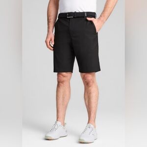 NEW Puma Dealer 10" Black Golf Shorts Size 28 UPF 50 Sports Outdoor Athletic NWT